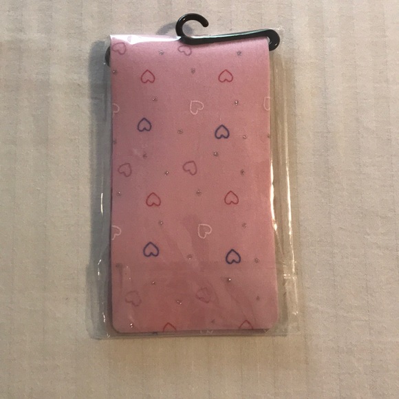 Kids pink heart tights - Picture 2 of 2
